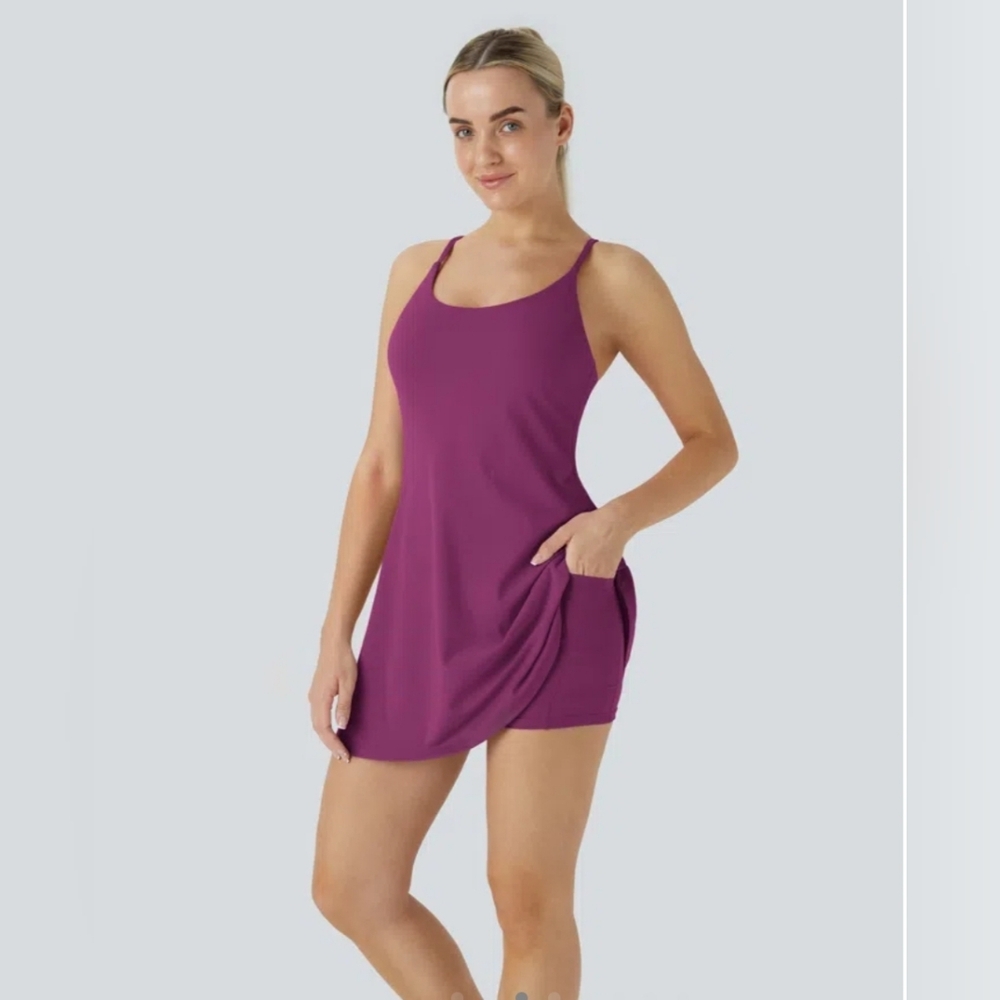 Halara Dress With Built-In Shorts